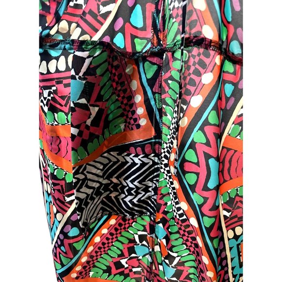 Alexia Admor Wrap Multi-colored Dress with ties looping around the waist inside - Picture 6 of 8